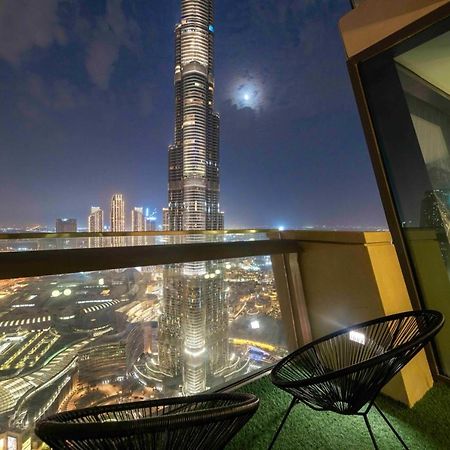 First Class 3Br With Full Burj Khalifa And Fountain View 迪拜 外观 照片