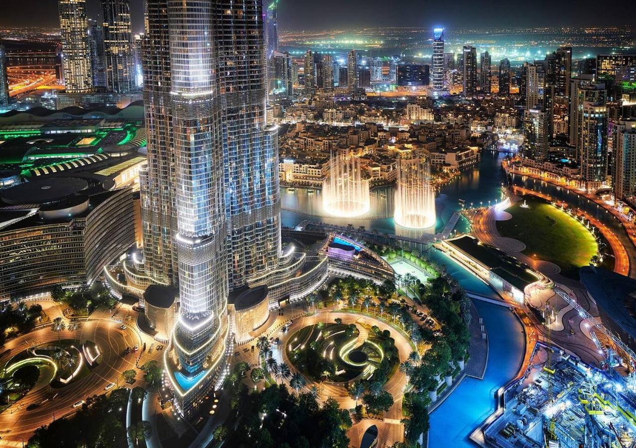 First Class 3Br With Full Burj Khalifa And Fountain View 迪拜 外观 照片