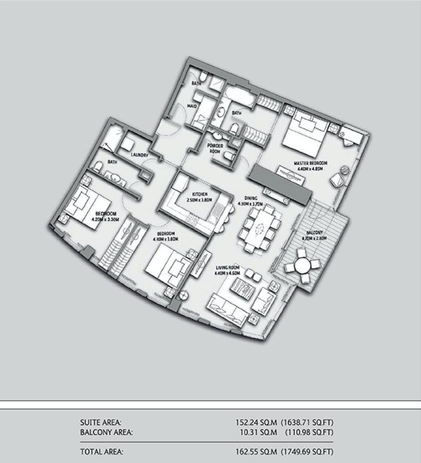 First Class 3Br With Full Burj Khalifa And Fountain View 迪拜 外观 照片