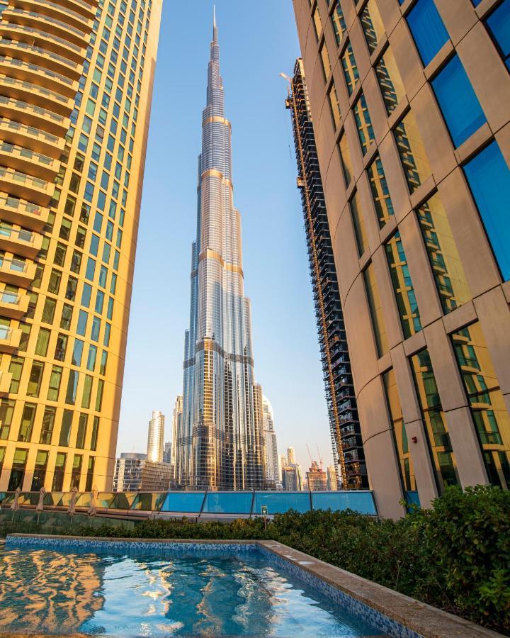 First Class 3Br With Full Burj Khalifa And Fountain View 迪拜 外观 照片