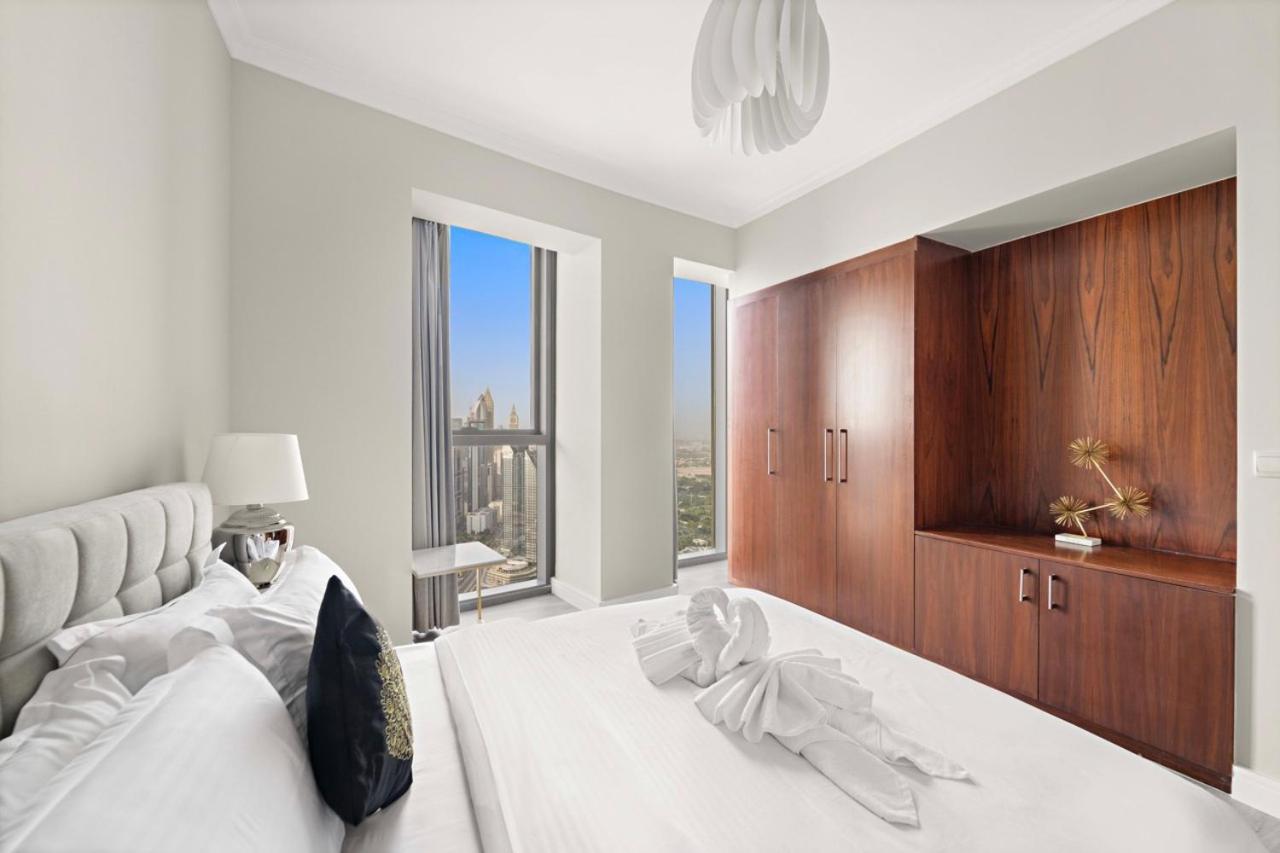 First Class 3Br With Full Burj Khalifa And Fountain View 迪拜 外观 照片
