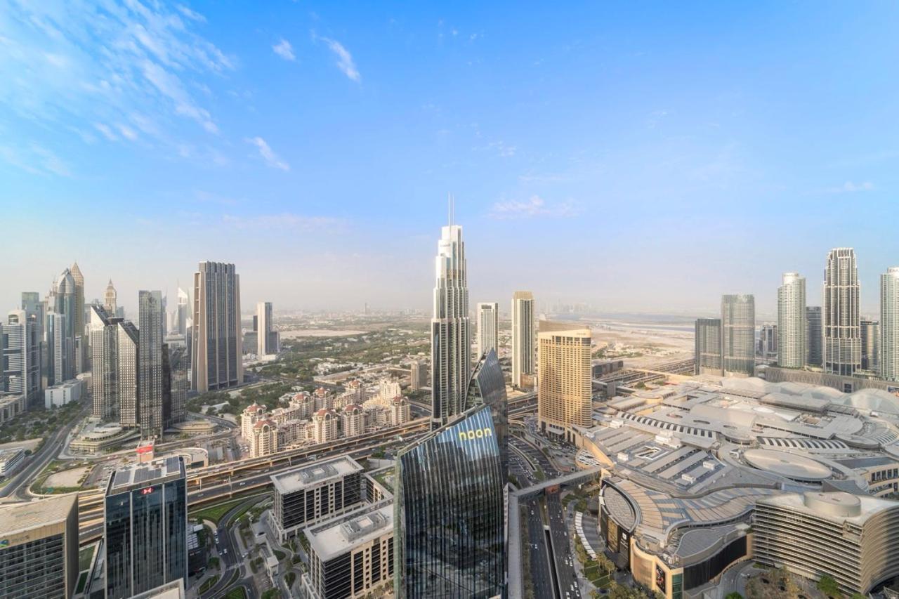 First Class 3Br With Full Burj Khalifa And Fountain View 迪拜 外观 照片