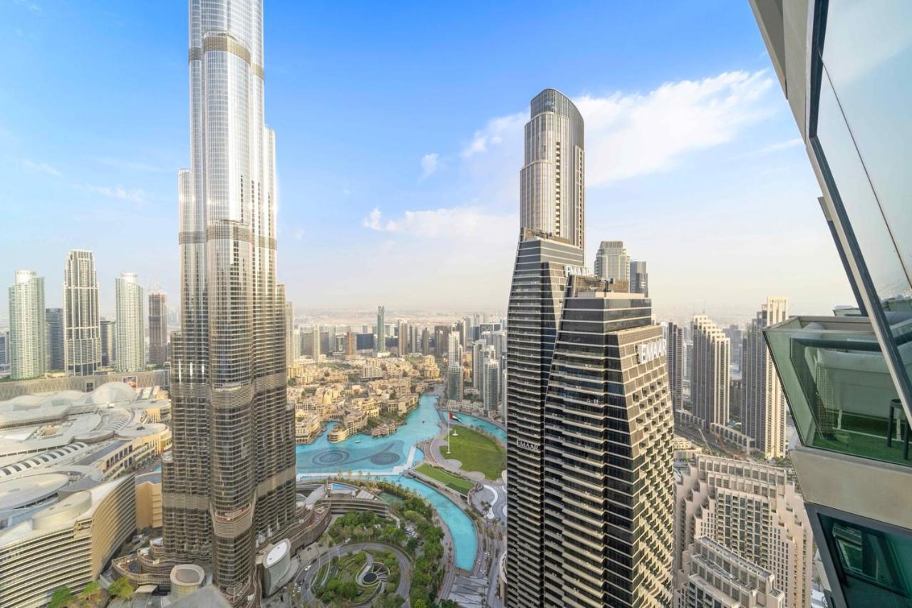 First Class 3Br With Full Burj Khalifa And Fountain View 迪拜 外观 照片