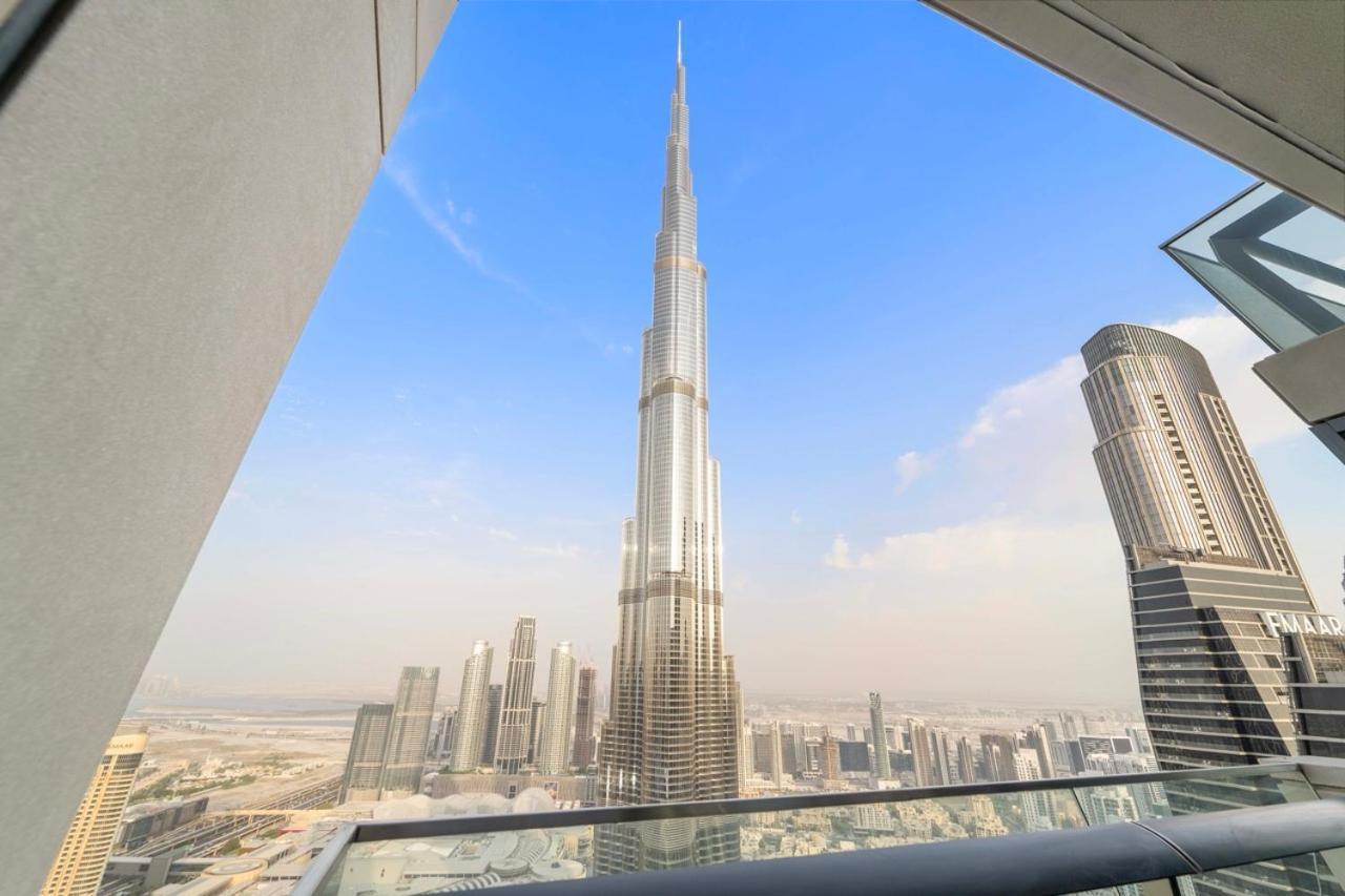 First Class 3Br With Full Burj Khalifa And Fountain View 迪拜 外观 照片
