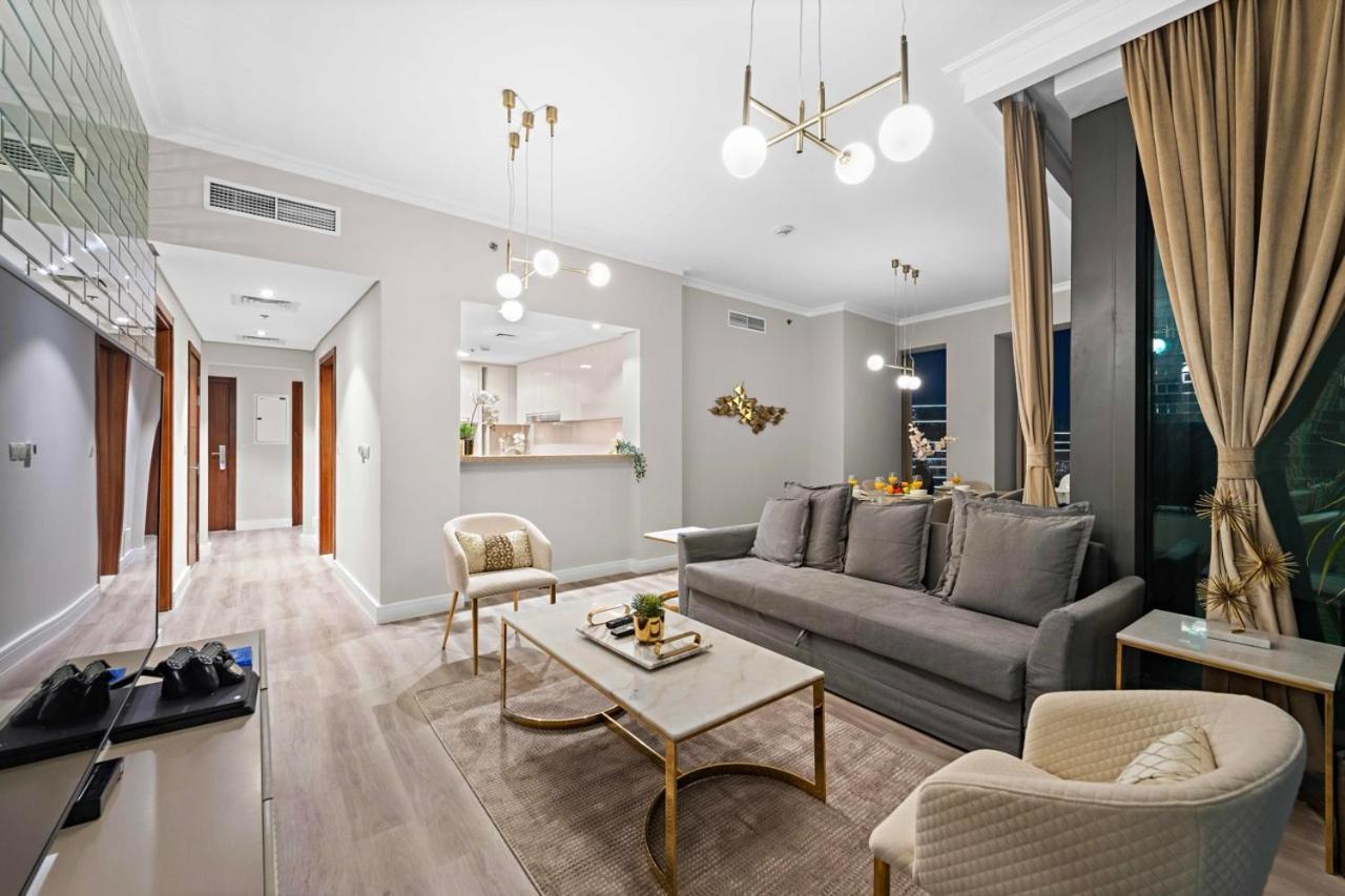 First Class 3Br With Full Burj Khalifa And Fountain View 迪拜 外观 照片