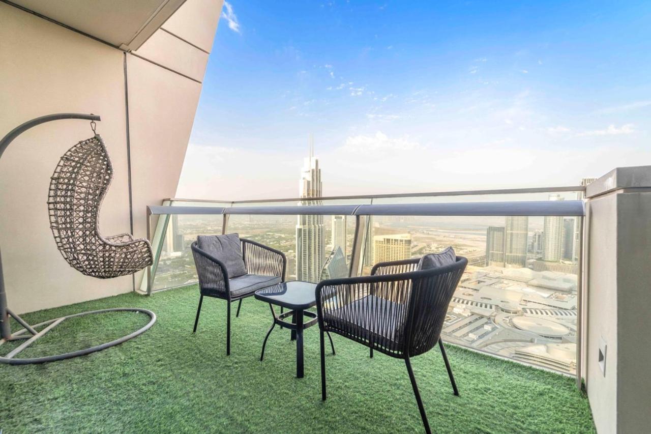 First Class 3Br With Full Burj Khalifa And Fountain View 迪拜 外观 照片