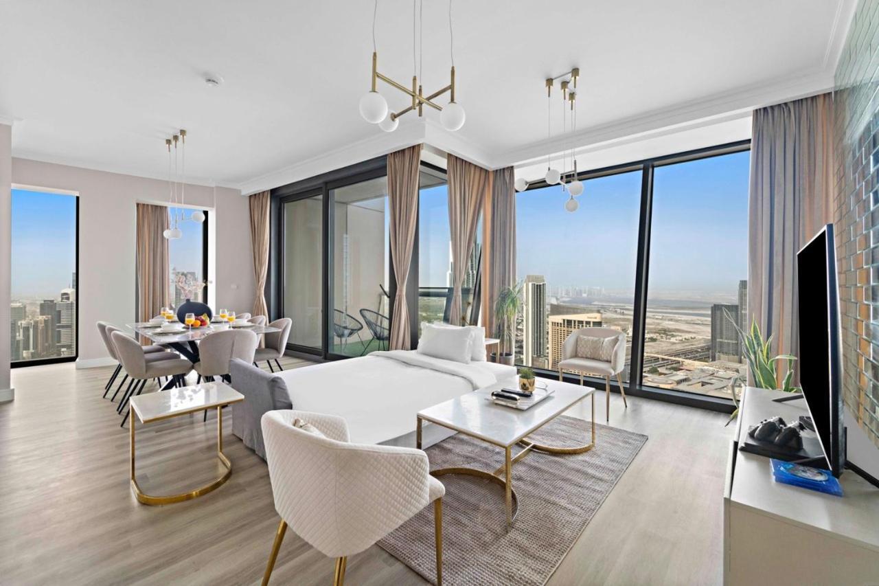 First Class 3Br With Full Burj Khalifa And Fountain View 迪拜 外观 照片